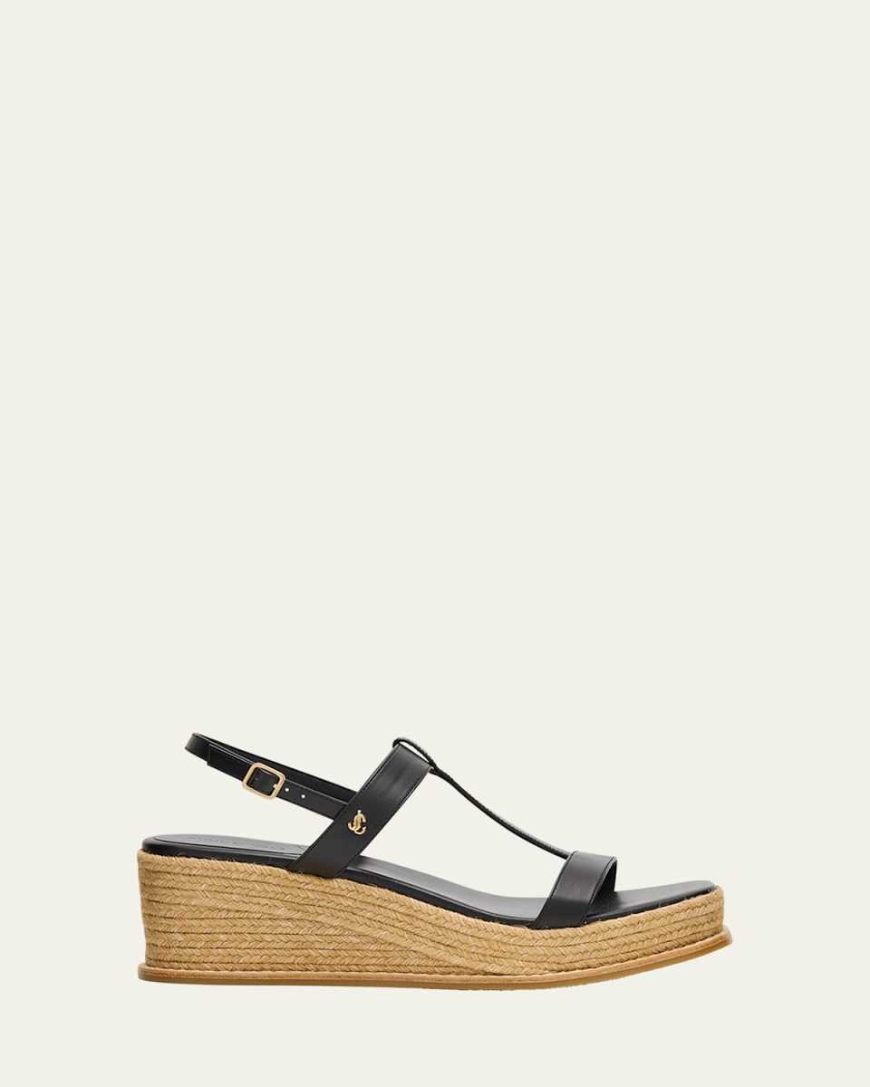 Theia 60 Vacchetta Wedge Sandals